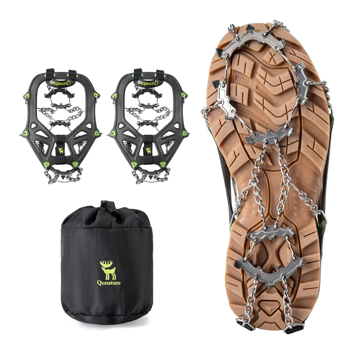 22 Anti Slip Stainless Steel Crampons for Shoes and Boots - Image 2