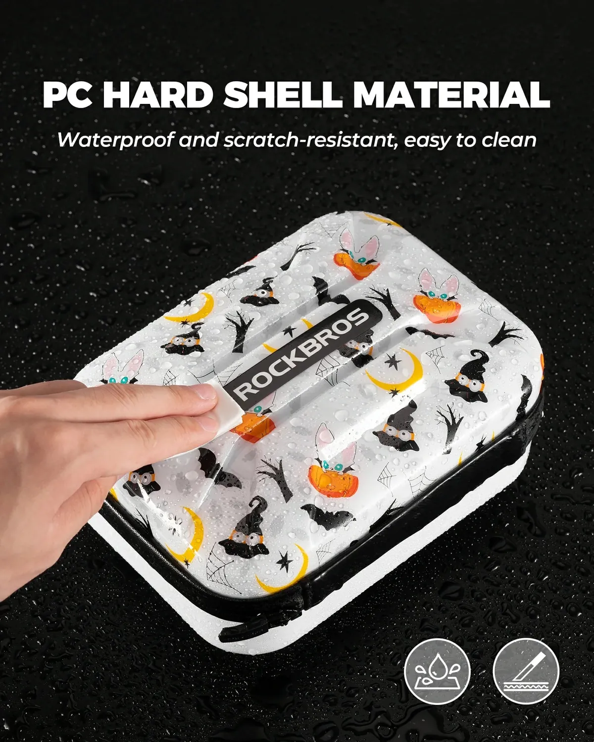 Bicycle Handlebar Bag Waterproof Hard Shell for Folding Bike - Image 5