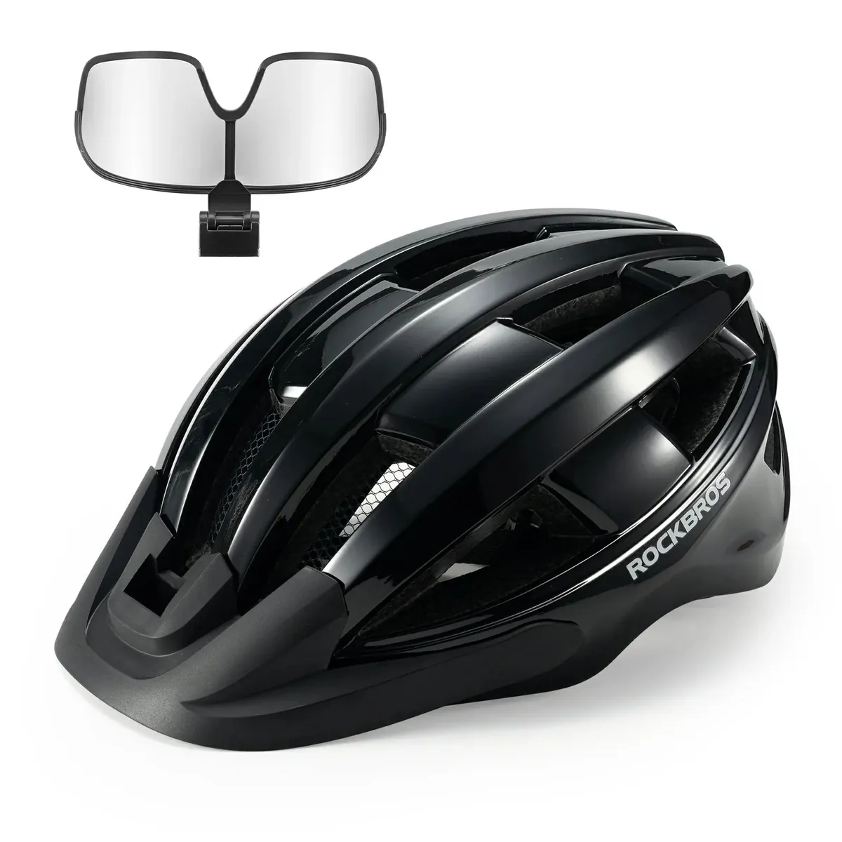 Bike Helmet with Photochromic Visor USB Rechargeable Tail Light - Image 2