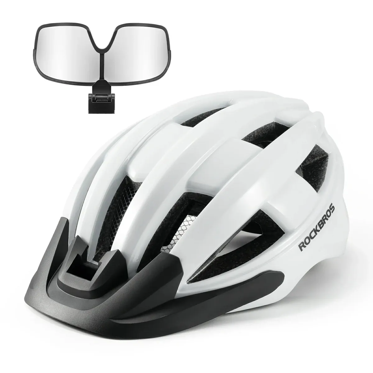 Bike Helmet with Photochromic Visor USB Rechargeable Tail Light - Image 4