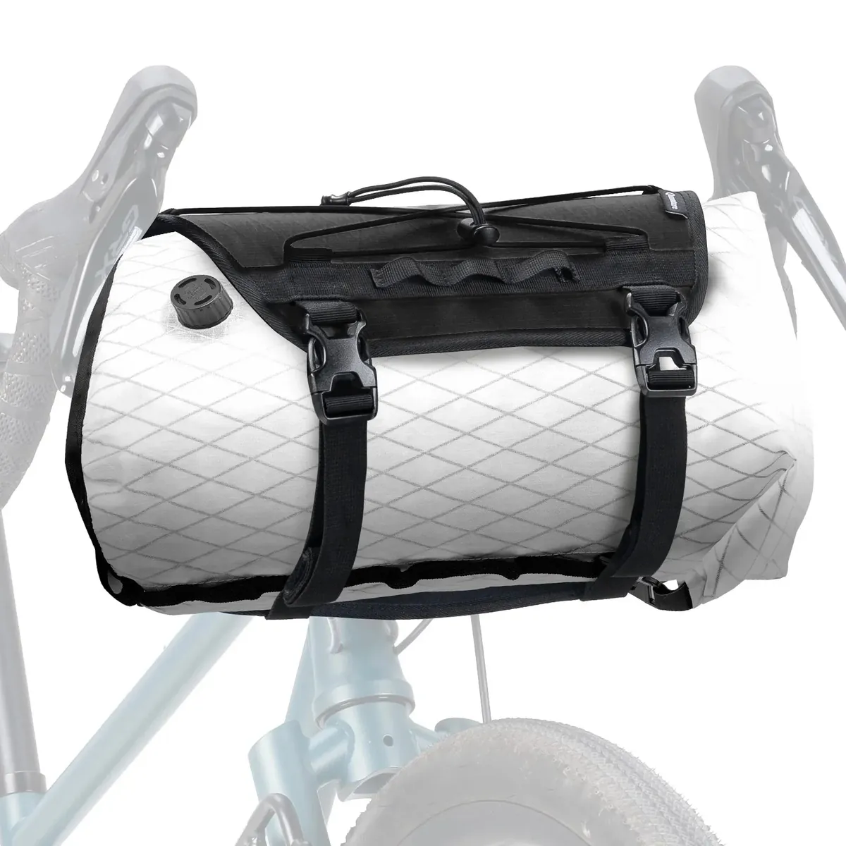 Bikepacking Front Handlebar Rack + Waterproof Compression Pack Set - Image 2