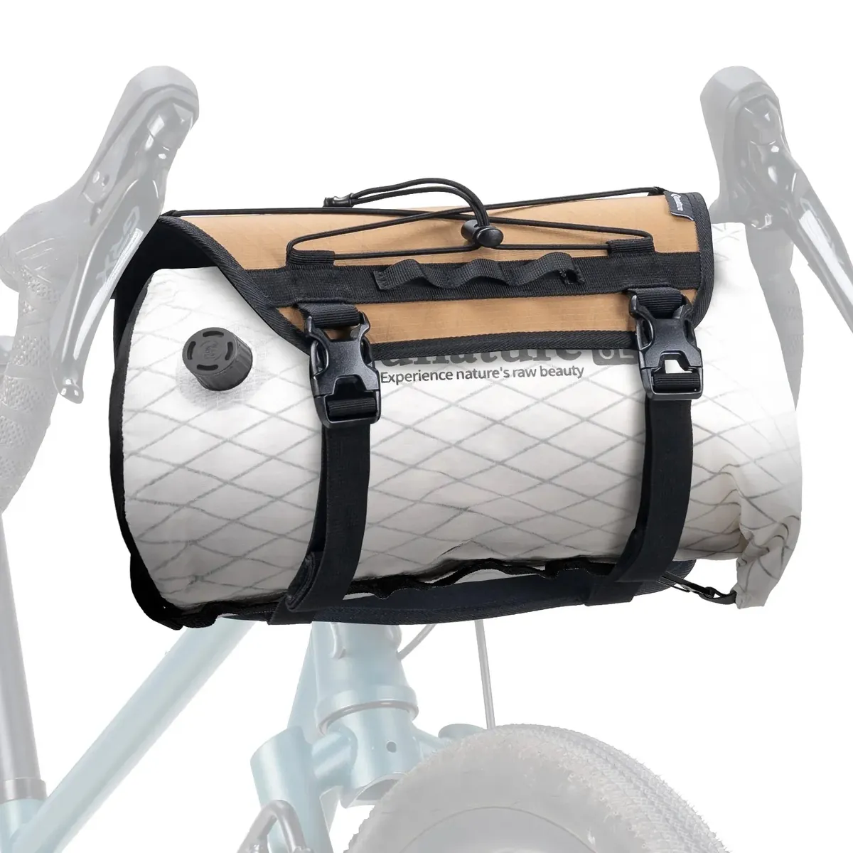 Bikepacking Front Handlebar Rack + Waterproof Compression Pack Set - Image 4