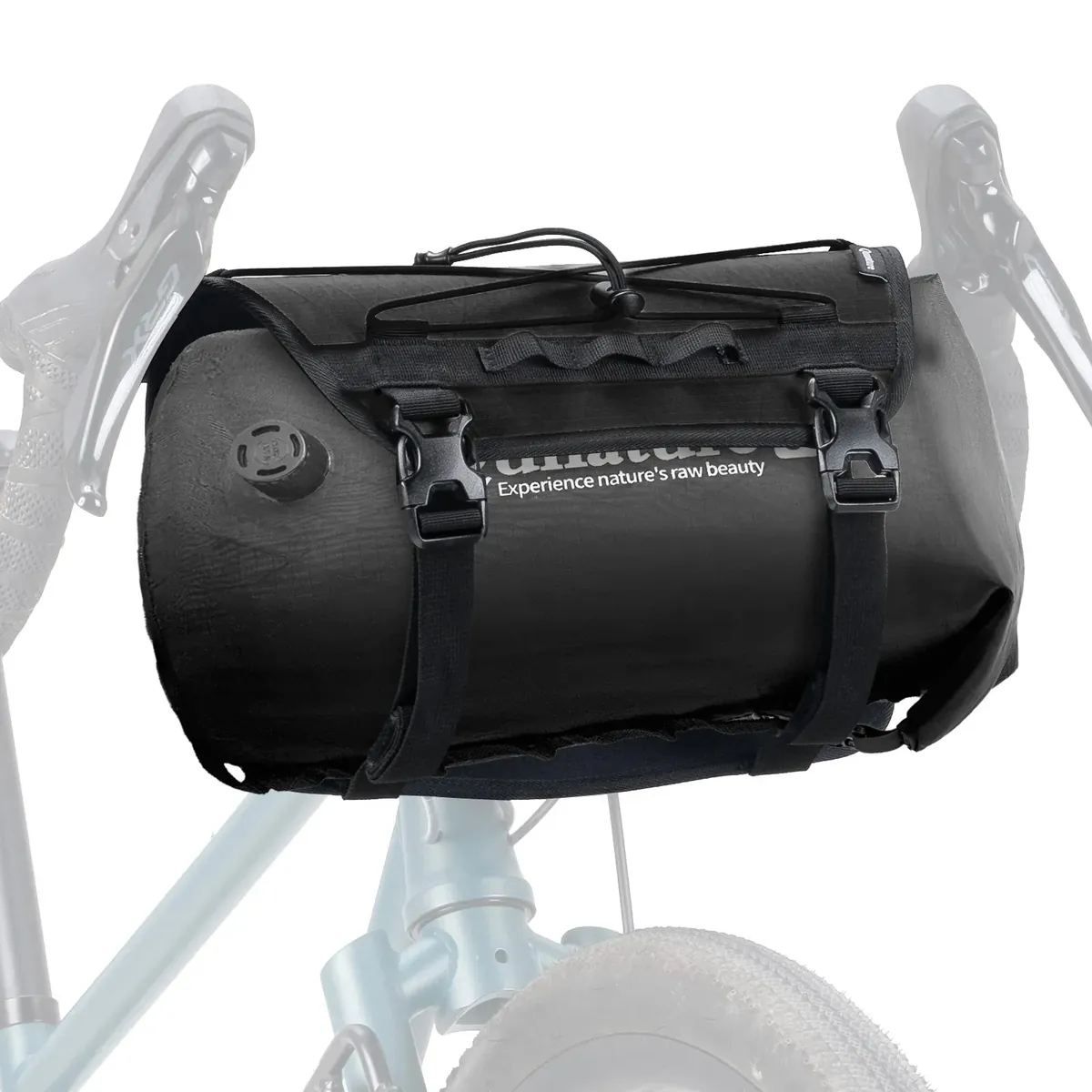 Bikepacking Front Handlebar Rack + Waterproof Compression Pack Set - Image 5