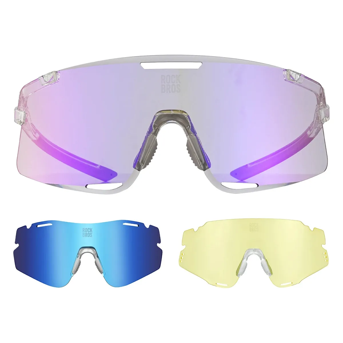 Boundless Sports Sunglasses with 3 Interchangeable Lenses - Image 2