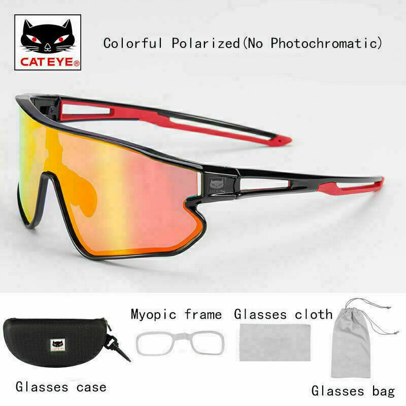 Cateye Colorful Polarized Cycling Sunglasses - Image 3