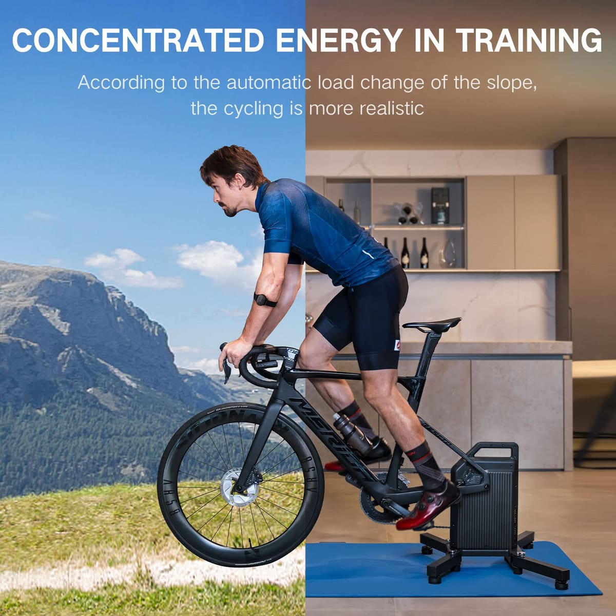 CYCPLUS T2 Indoor BLDC-Motor Drive Riding Smart Bike Trainer Compatible with Zwift APP - Image 2