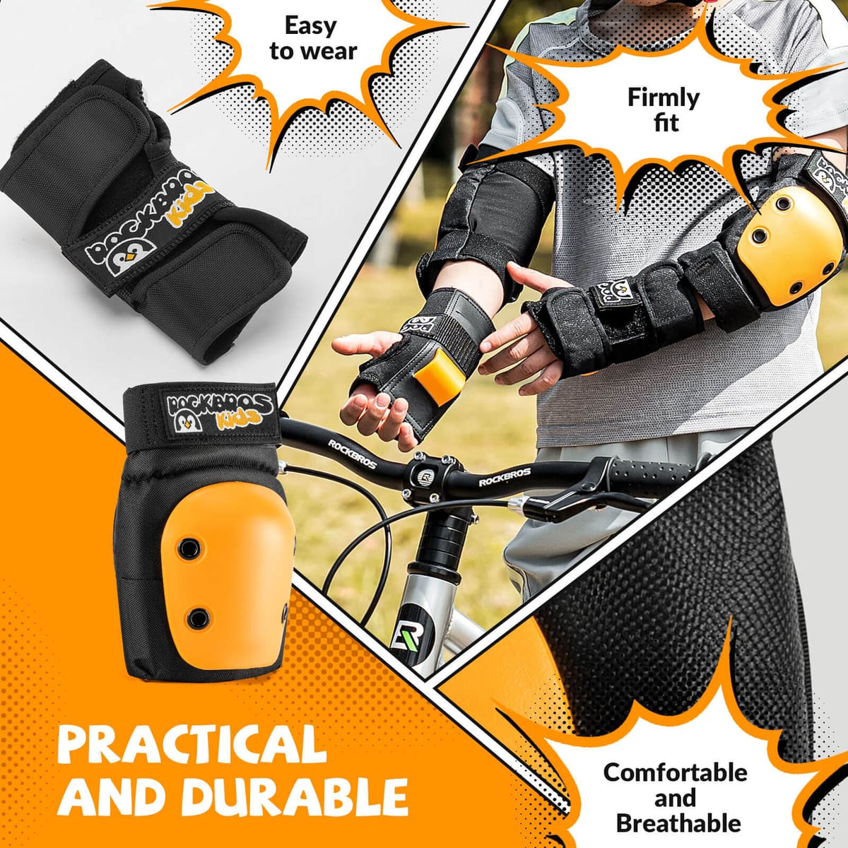 Kids Cycling & Skate Pads Set - Image 3