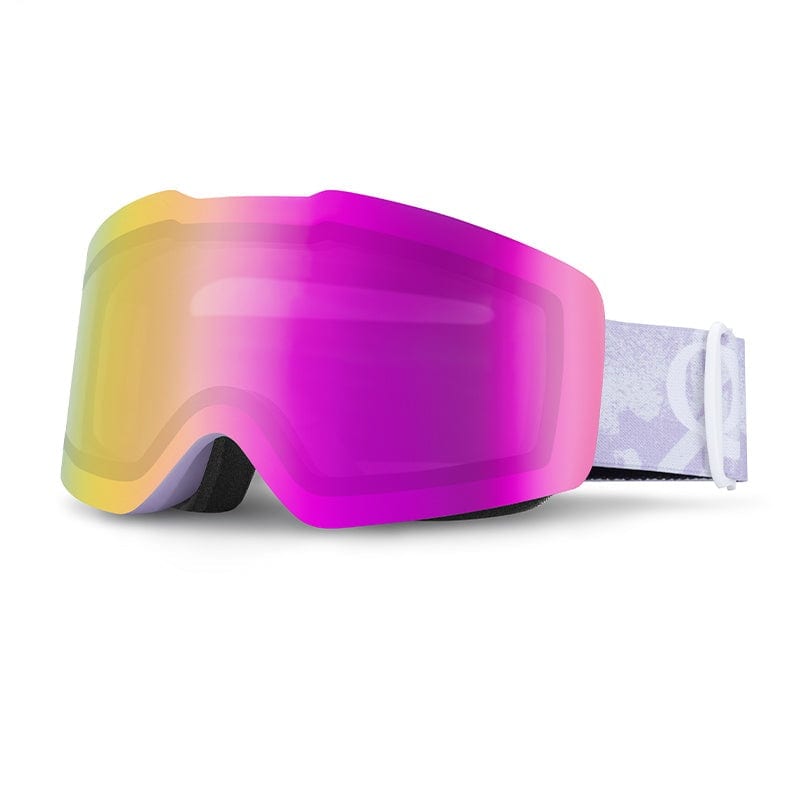 Qunature  Frameless Anti-Fog Ski Goggles with UV Protection and Wide View - Image 2