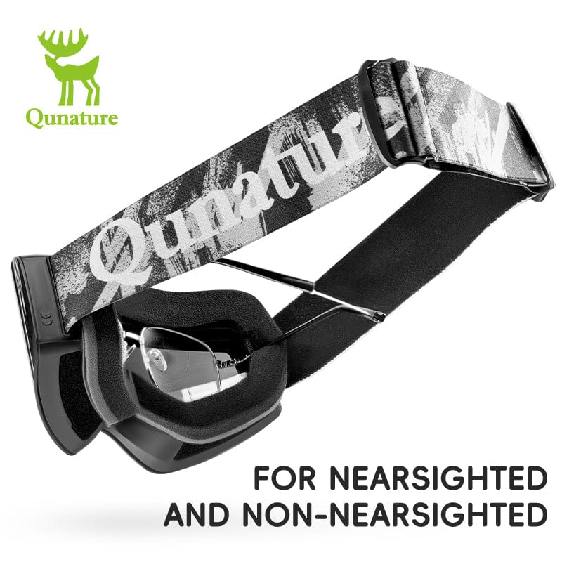 Qunature  Frameless Anti-Fog Ski Goggles with UV Protection and Wide View - Image 5