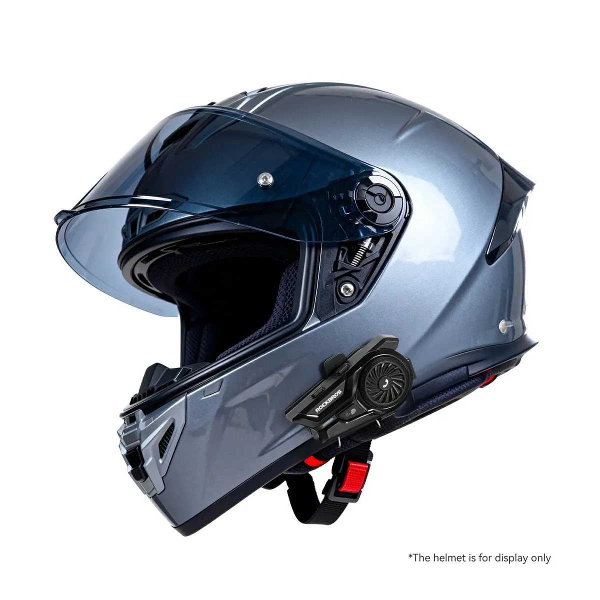 R1 Motorcycle Bluetooth Communication System Headset Helmet Speakers - Image 2