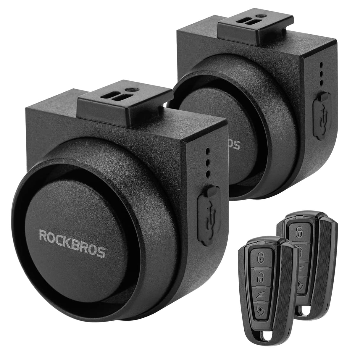 ROCKBROS 115dB Bike Alarm Vibration Motion Sensor Waterproof Motorcycle Alarm - Image 2