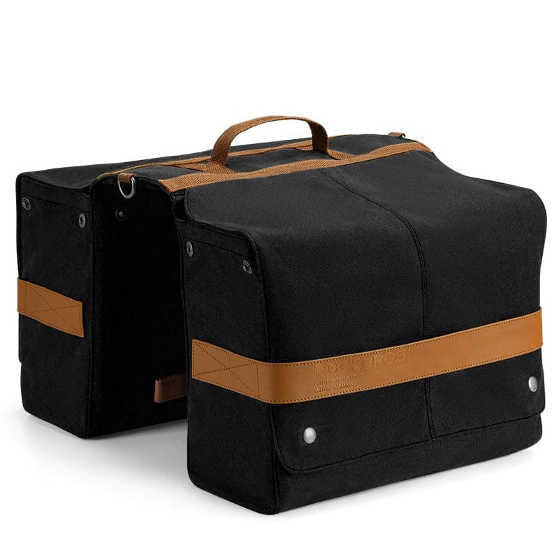 ROCKBROS 27L Expandable Bike Pannier Bag with Shoulder Strap for Various Bikes - Image 2