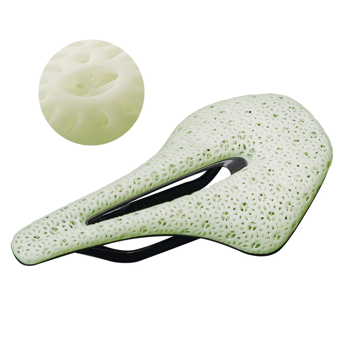 ROCKBROS 3D Printed Carbon Bike Saddle Ergonomic Ultralight Seat - Image 3
