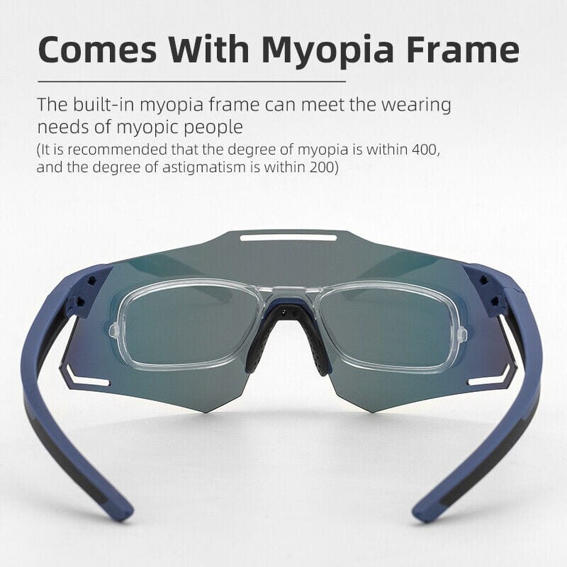 Clear Lens Photochromic Bicycle Glasses (UV400) - Image 3