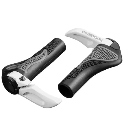 Single Lock-on Bike Grips Ergonomic Non-Slip Rubber - Image 2