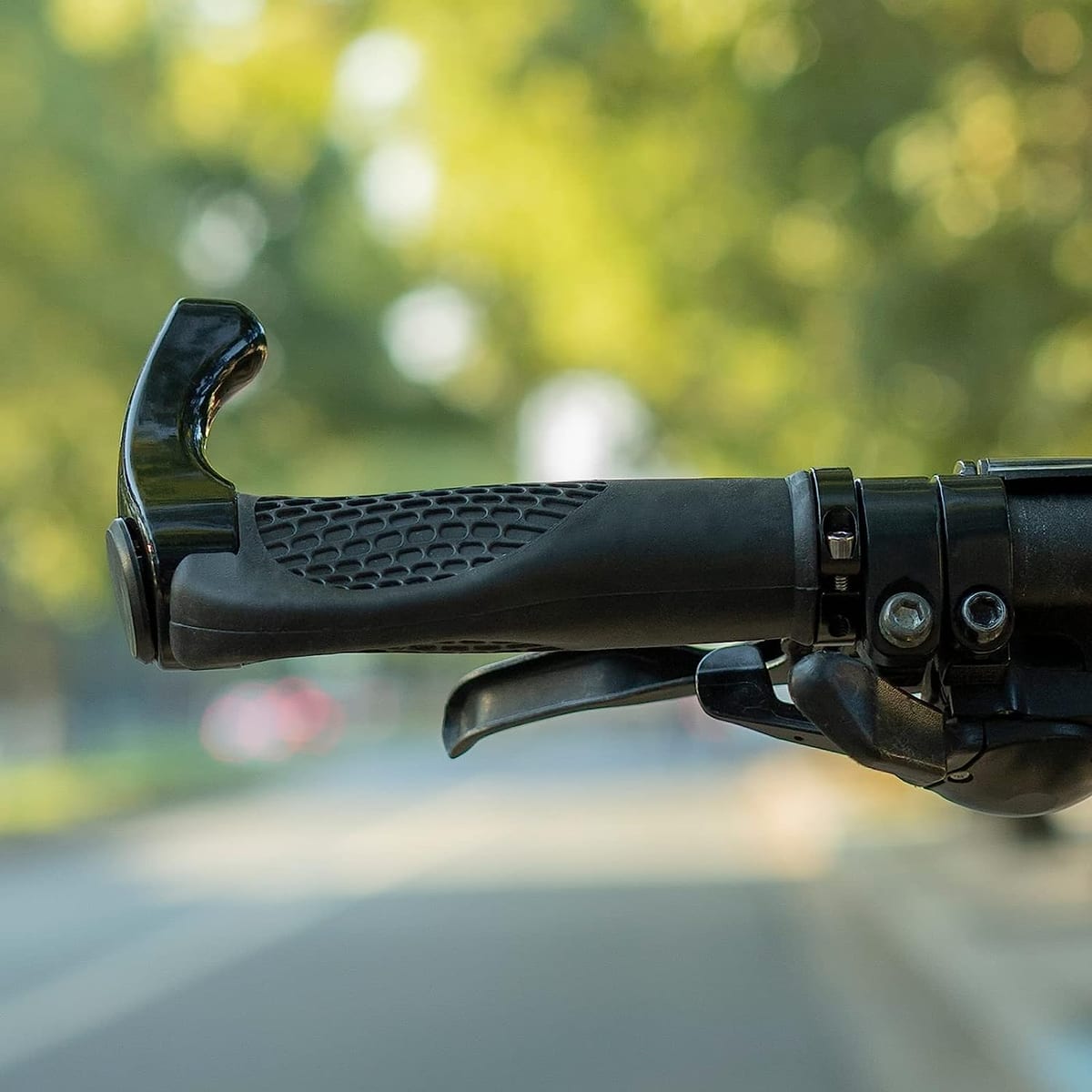 Single Lock-on Bike Grips Ergonomic Non-Slip Rubber - Image 4