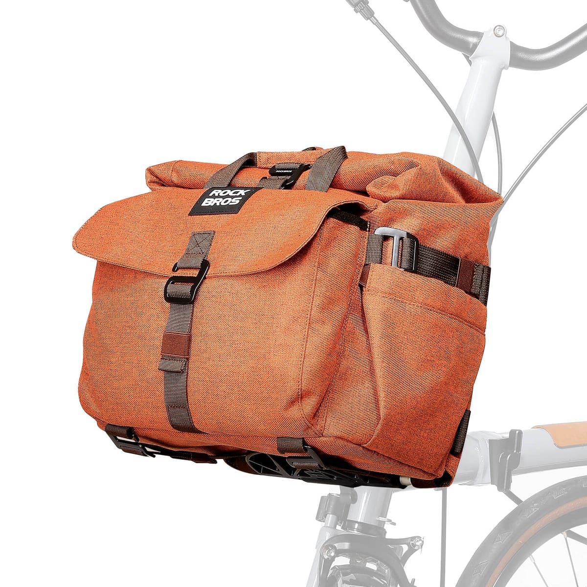 ROCKBROS Folding Bike Handlebar Bag Backpack - H46 - Image 2