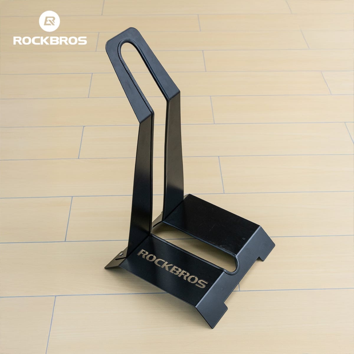 L-Shaped Carbon Steel Floor Rack for Multi-Bike Storage - Image 2