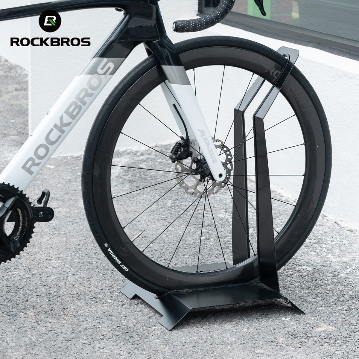 L-Shaped Carbon Steel Floor Rack for Multi-Bike Storage - Image 4