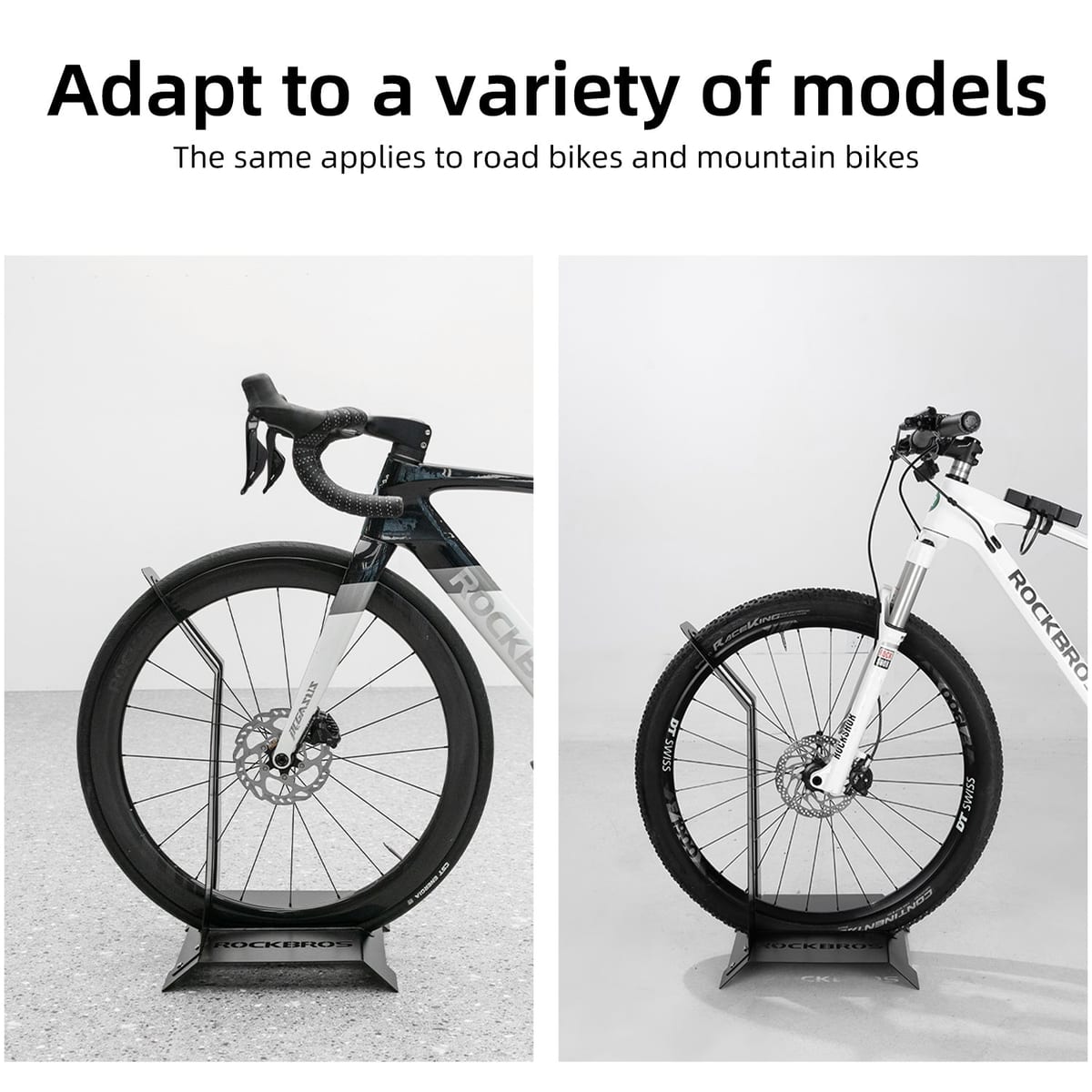 L-Shaped Carbon Steel Floor Rack for Multi-Bike Storage - Image 5