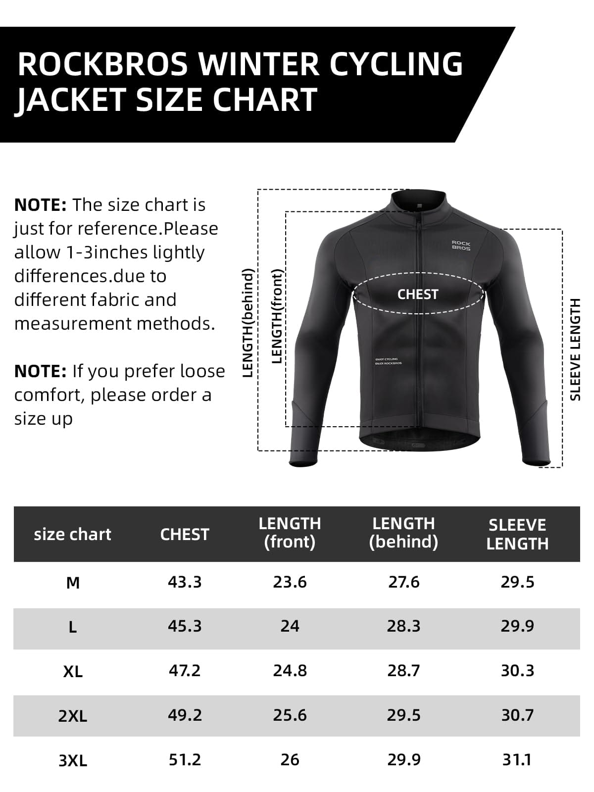 ROCKBROS Men’s Winter Cycling Jacket Thermal Windproof Softshell for Road MTB - Image 4