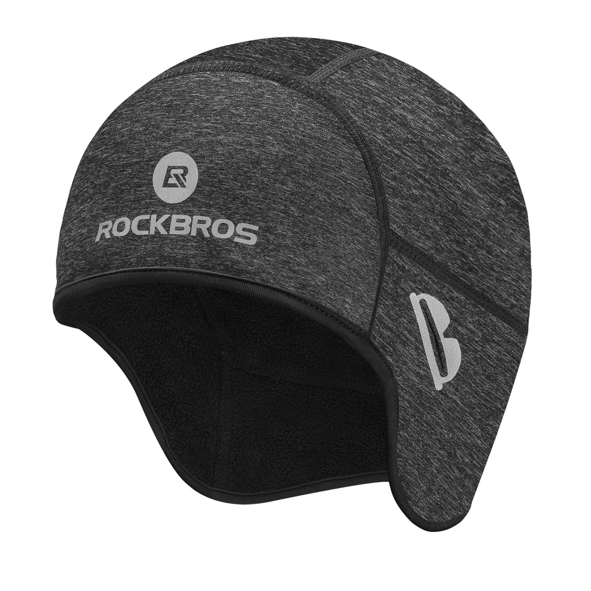 ROCKBROS Winter Skull Cap Helmet Liner, Thermal Cycling Beanie with Glasses Holes - Image 2
