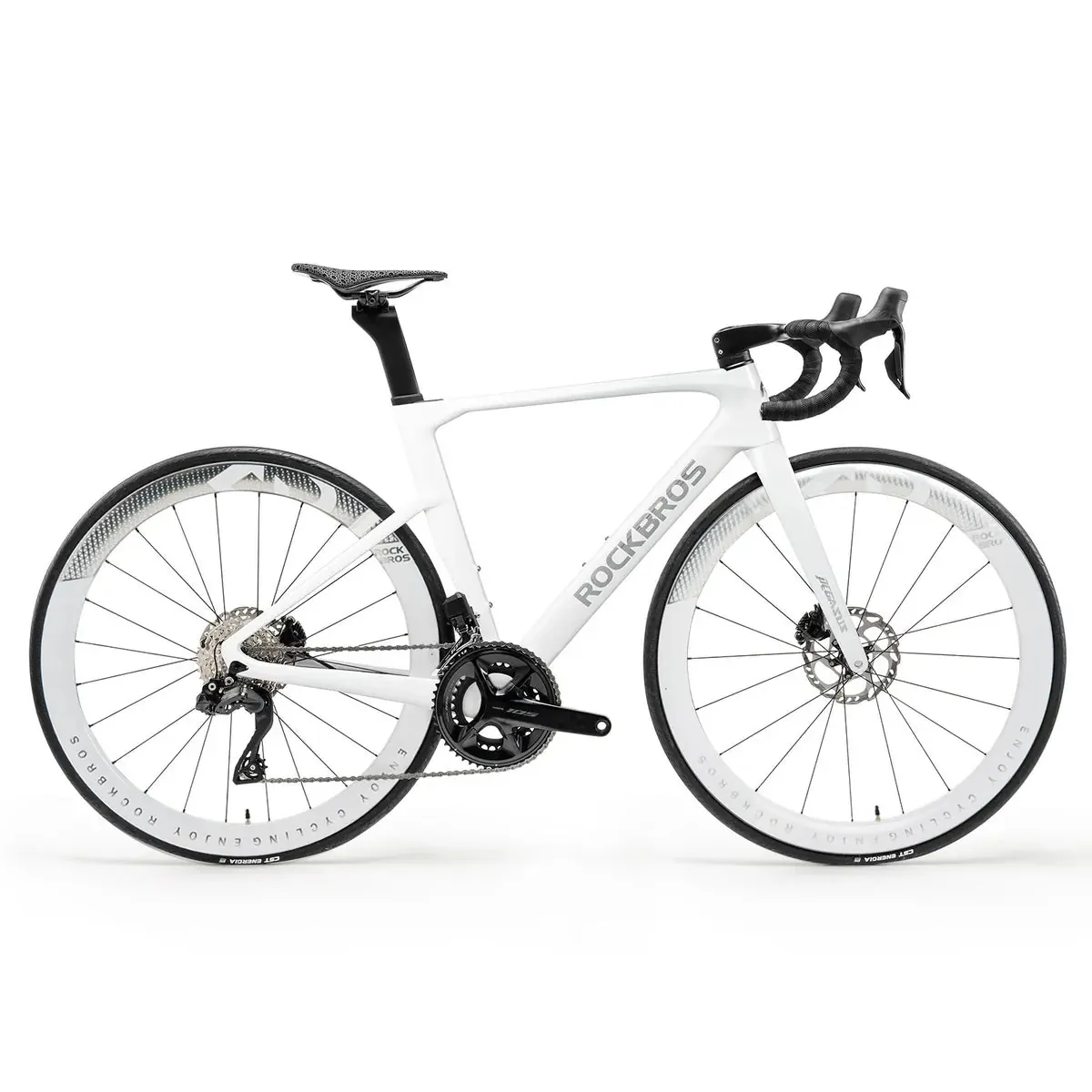 PGZ - Carbon Fiber Road Bike –  Black/White - Image 4