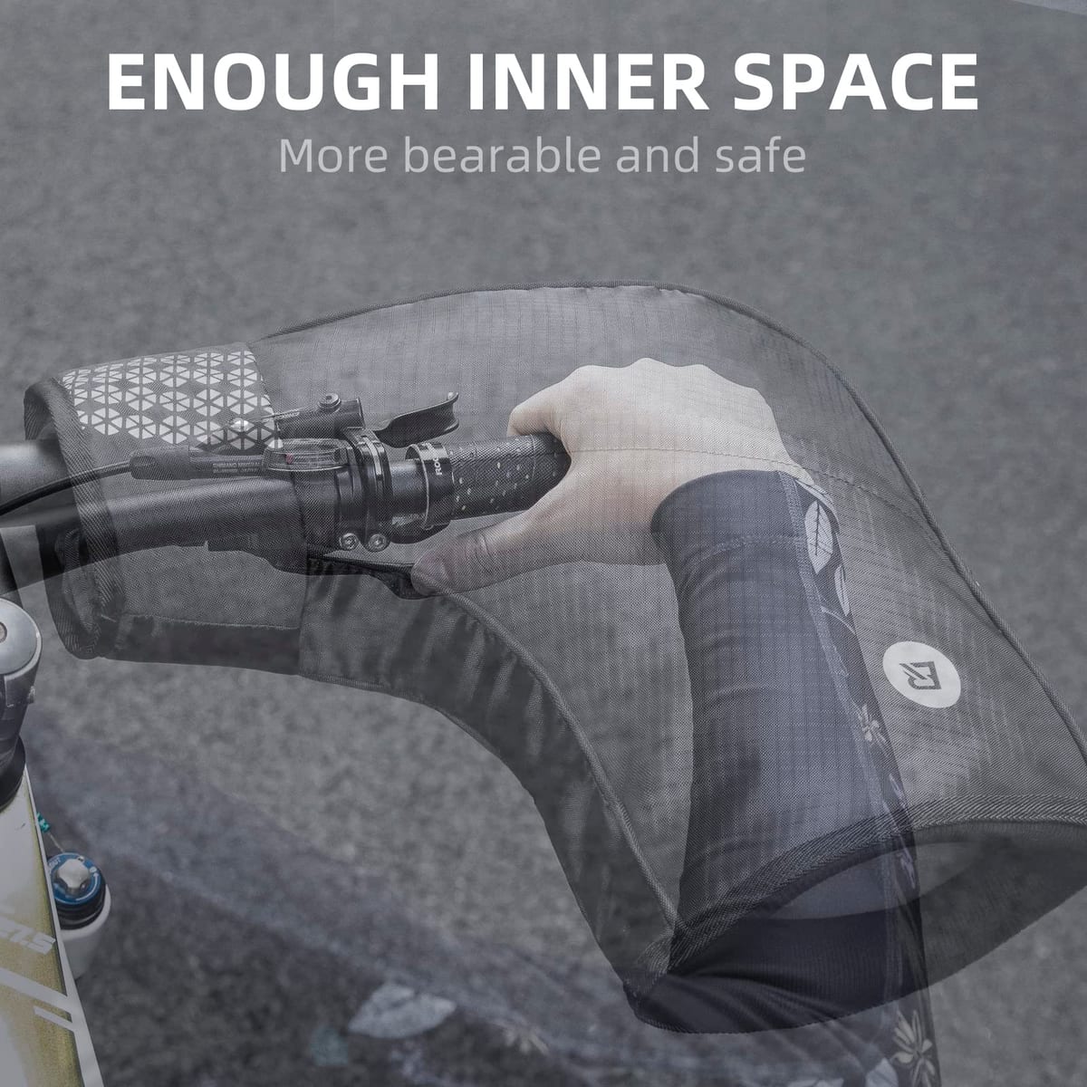 ROCKBROS Thinsulate Thermal Bike Handlebar Mittens - Cold Weather Pogies Cover Gloves - Image 3