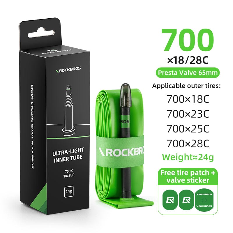 ROCKBROS  Ultra-Light TPU Puncture-Resistant Inner Tube 24g 700x18/28C - Image 4