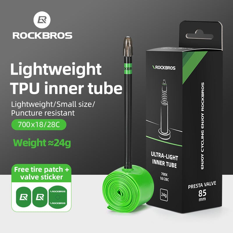 ROCKBROS  Ultra-Light TPU Puncture-Resistant Inner Tube 24g 700x18/28C - Image 5