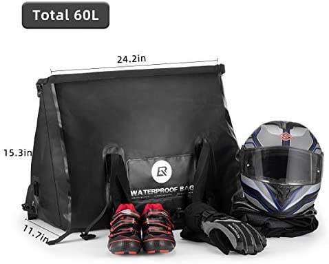 ROCKBROS  60L Dry Duffel Waterproof Duffel Bag Motorcycle Travel Bag - Image 5