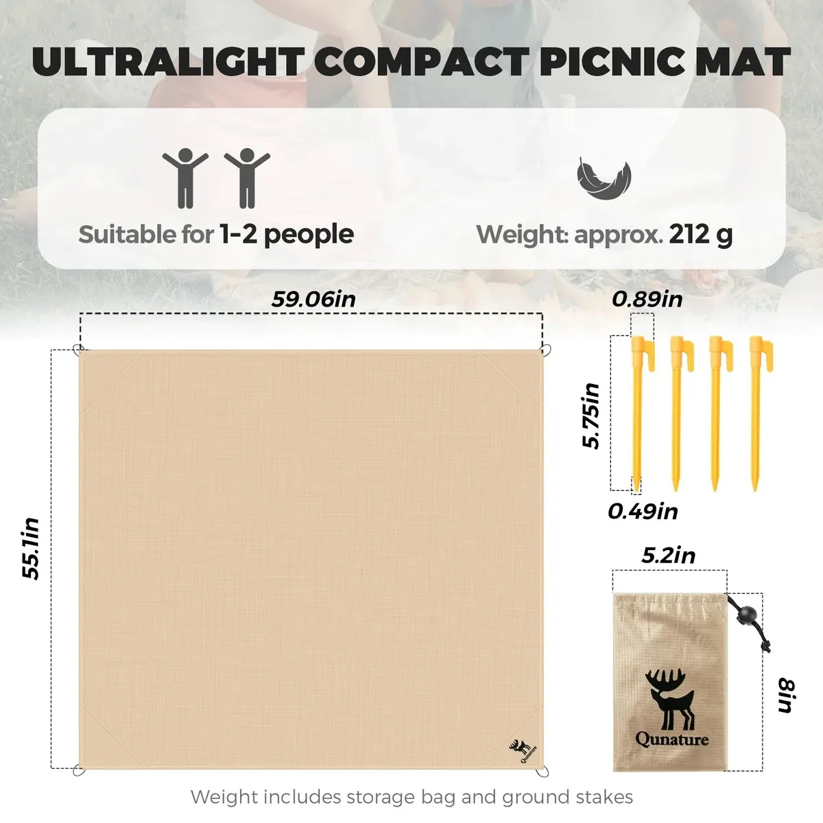 Lightweight Waterproof Picnic Blanket - Image 3