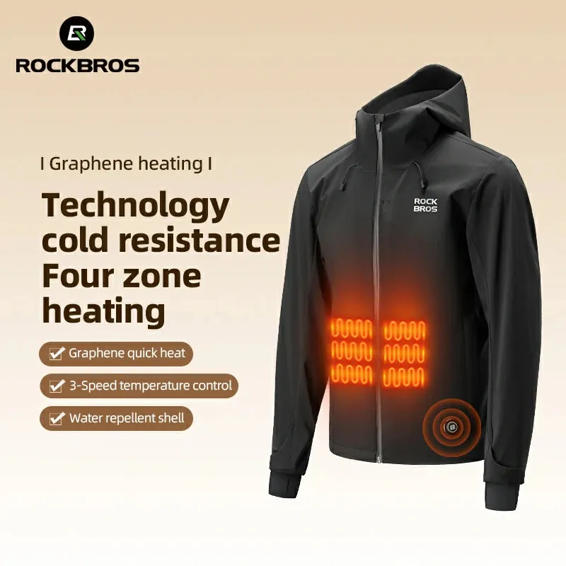 Winter Heated Winter Jacket Waterproof Windproof Rechargeable - Image 5