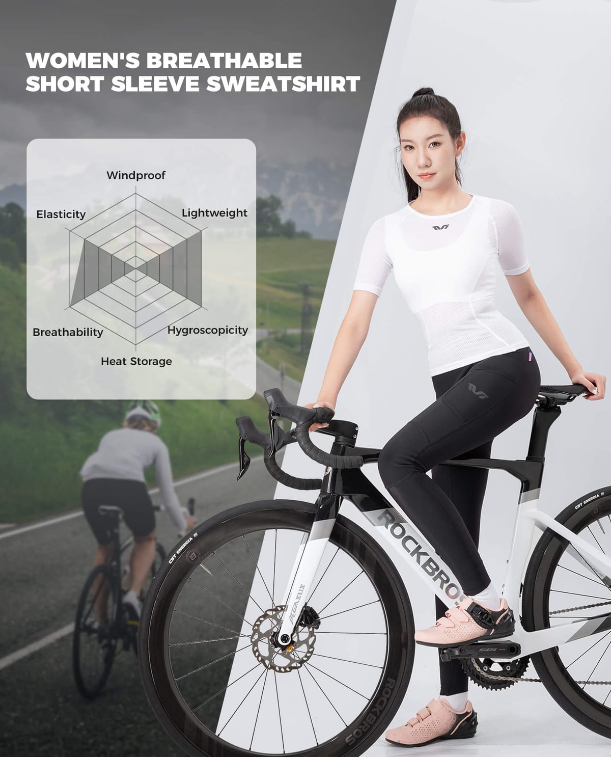 Women's TVI Cycling Base Layer Short Sleeve Jersey - Image 5