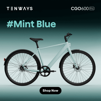 TENWAYS CGO series lightweight e-bike